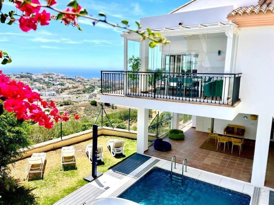 Mirador Panoramic Sea Views - Private villa Mijas Exterior foto